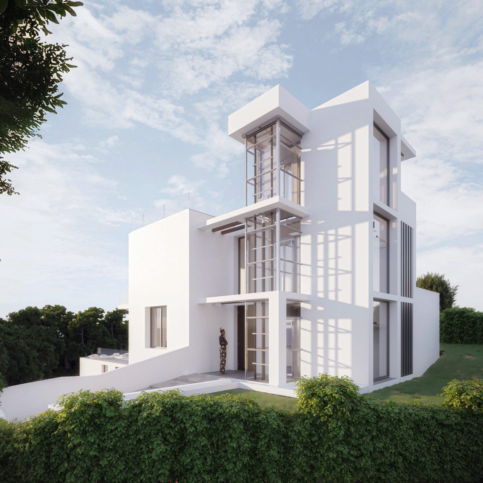 Moderne Schlüsselfertige Villa in Buenas Noches, Estepona